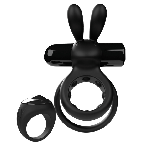 Screaming O Remote Control Ohare Rabbit Double Cock Ring 10 Function Rechargeable