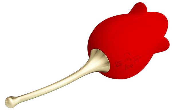 Pretty Love Tongue Licking Rose Vibrator Rechargeable
