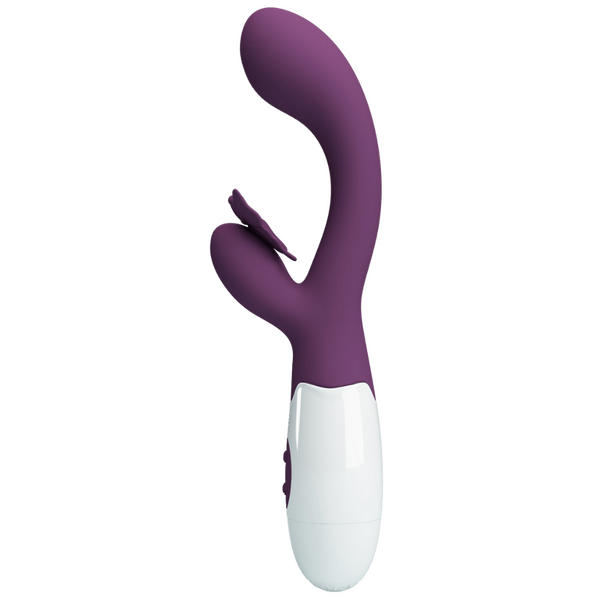 Pretty Love Butterfly Kiss G-Spot Dual Motor Vibrator 30 Exciting Modes Silicone