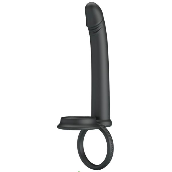 Pretty Love Moses Anal Probe Cock & Ball Ring Dildo Silicone Waterproof