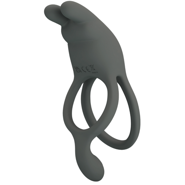 Pretty Love Seth Powerful Master Rabbit Cock Ring 7 Vibration Settings USB Rechargeable