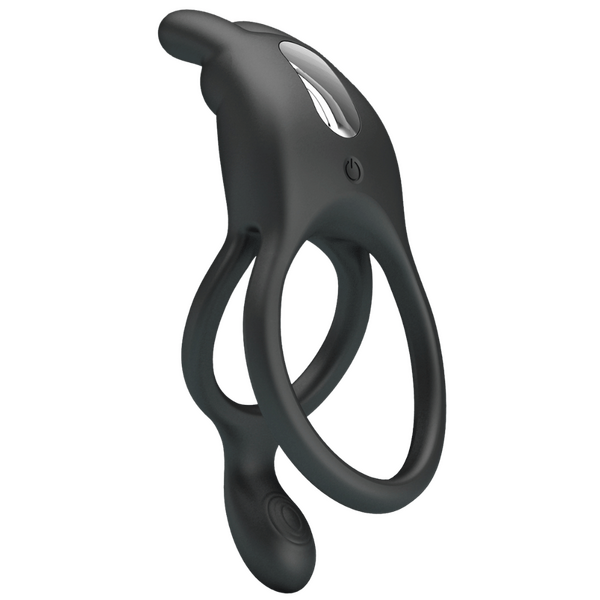 Pretty Love Dwayne Cockring Powerful Vibrating Silicone Rechargeable