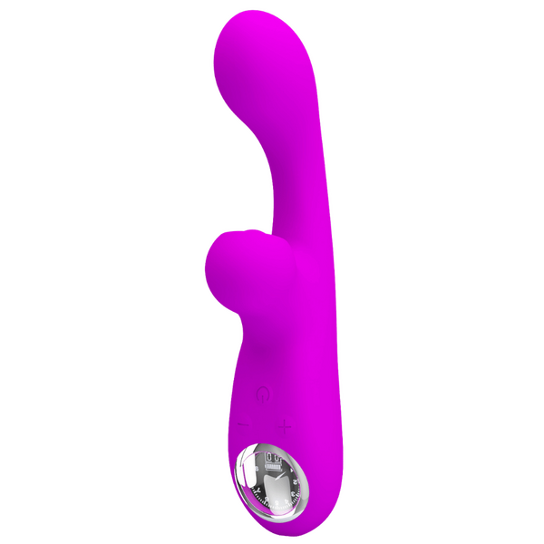 Pretty Love Skylar Rabbit Vibrator 10 Thumping 10 Vibrating 9 Speed Rechargeable
