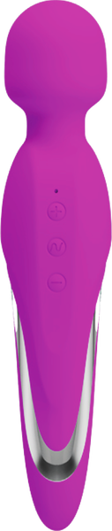 Celebrity Knights Shazza 7 Function 5 Speed Body Wand Purple Rechargeable