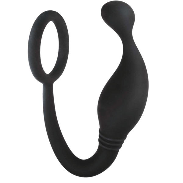 Excellent Power Prostate Plug with Love Ring - 4.5"