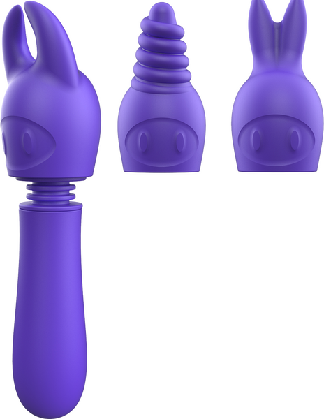 Excellent Power Tip Frenzy 10 Vibrating Rhythms Rechargeable