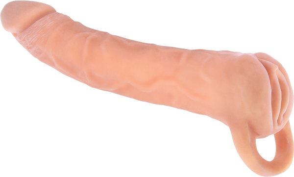 Excellent Power Penis Extendor and Masturbator 9" (Flesh)