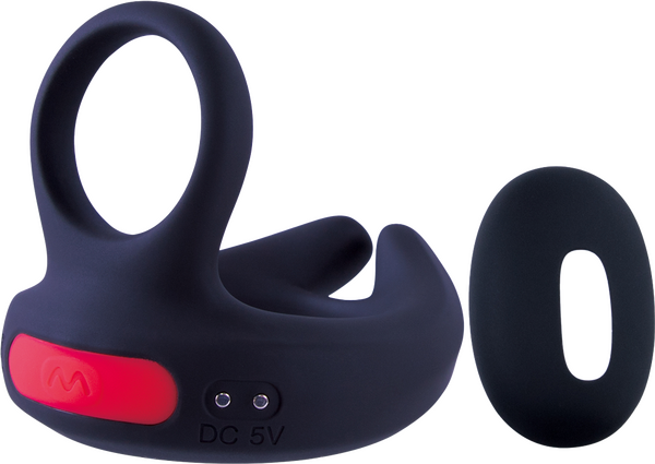 Excellent Power Dual Motor Cock Ornament Scrotal Stimulator 10 Dynamic Rhythms Rechargeable