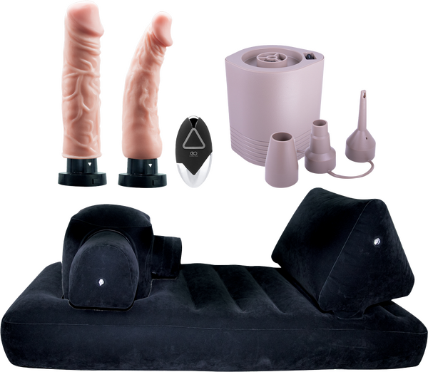 Excellent Power Premium Inflatable Bed with Velvet Surface 2 X Powerful Vibrators