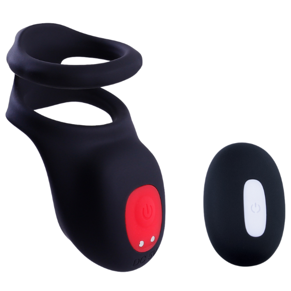 Excellent Power Cock & Scrotal Ornament with Clit Stimulator Rechargeable