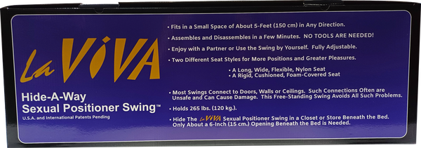 LaViva Hide-a-Way Sexual Position Free Standing Sex Swing