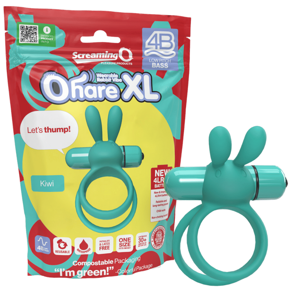Screaming O Ohare XL 4B Low Pitch Bass Double Cockring Rabbit