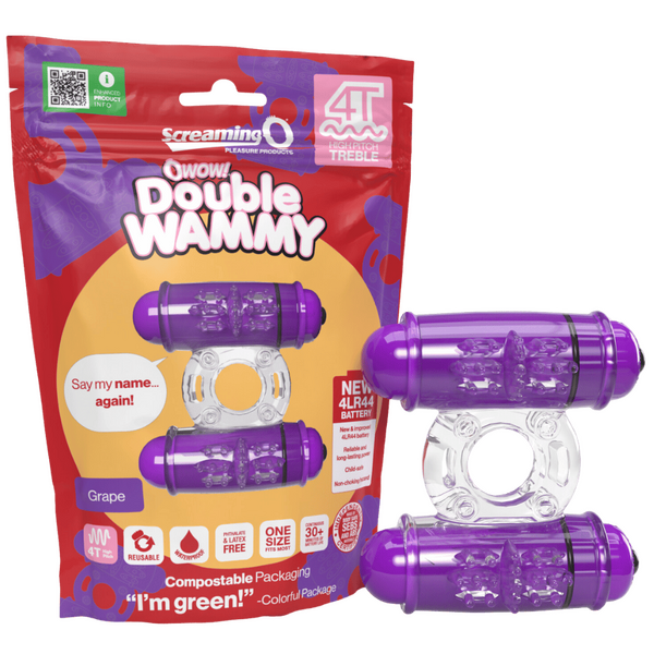 Screaming O Double Wammy 4T High Pitch Treble Cockring