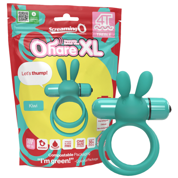 Screaming O Ohare XL 4T High Pitch Treble Rabbit Cockring