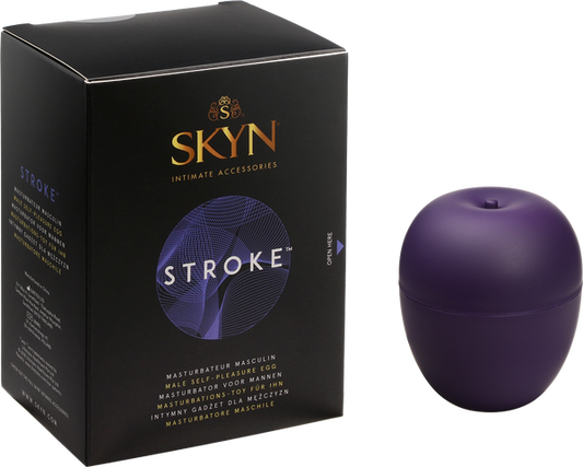 Lifestyles SKYN Stroke Male Solo Pleasure Toy Ribbed for Pleasure