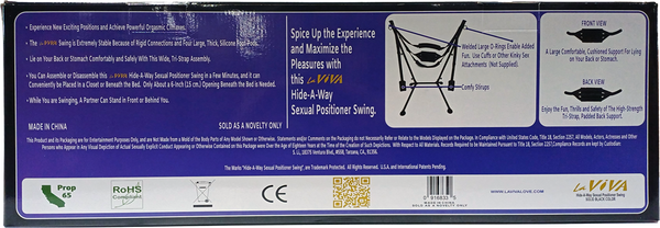 LaViva Hide-a-Way Sexual Position Free Standing Sex Swing
