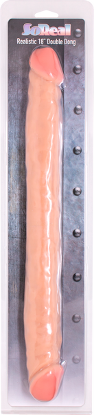 Seven Creations SoReal Silicone Double Dong 18"