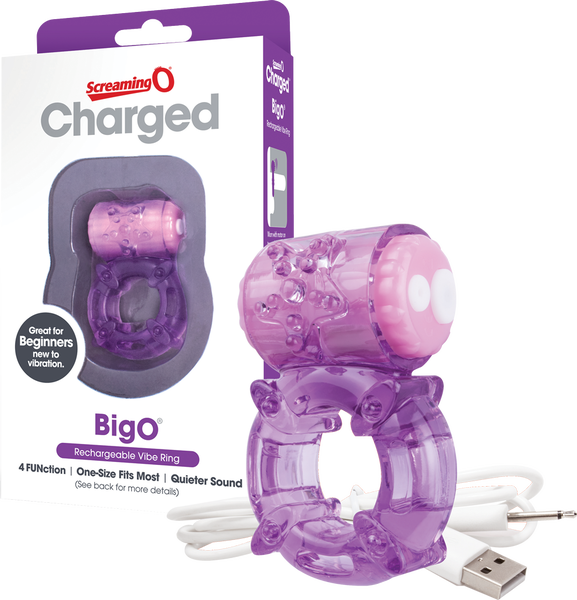 Screaming O Big O 3-Speed Motor with Bonus Pulsation Rechargeable