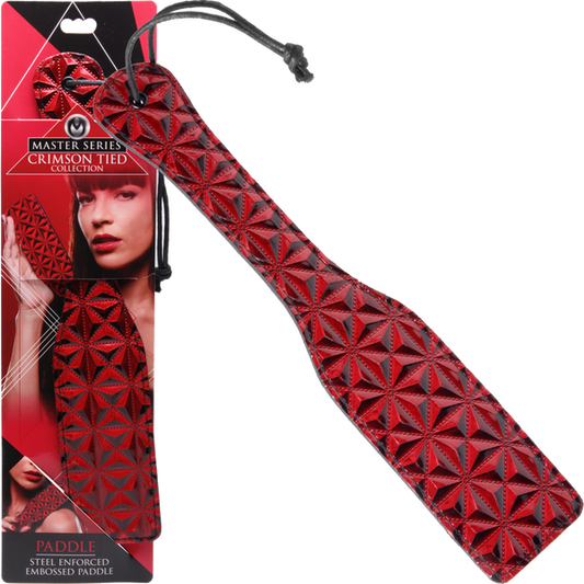 Xr Brands Crimson Tied Steel Enforced Spanking Paddle 12.5" in total length