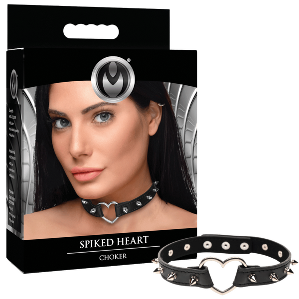 Xr Brands Spiked Heart Choker