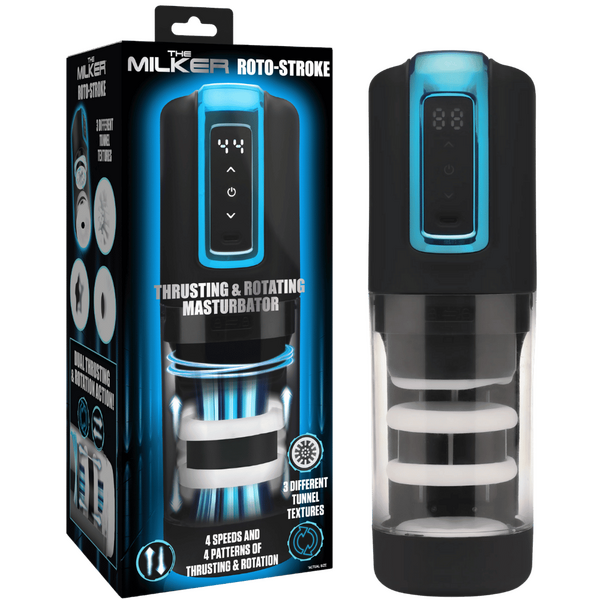 Xr Brands Roto-Stroke Thrusting & Rotating Masturbator