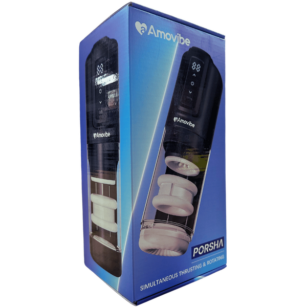 Amovibe Porsha - Automatic Masturbator with Rubbing, Vibration & Heating Levels
