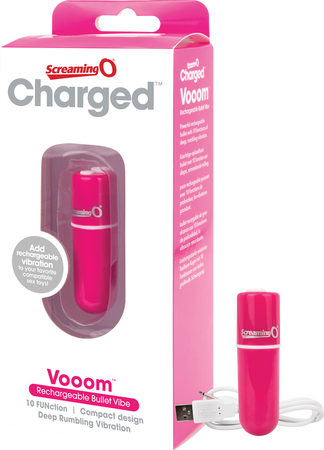 Screaming O Vooom Bullet 10 Function Motor Rumbles Deep for Penetrating Pleasure