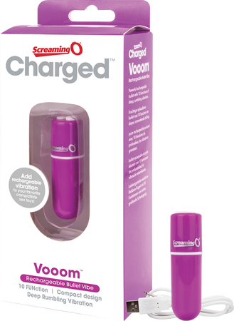 Screaming O Vooom Bullet 10 Function Motor Rumbles Deep for Penetrating Pleasure