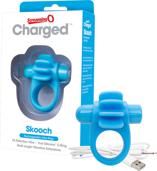 Screaming O Charged Skooch Ring 10 FUNction Deep Rumbling Vooom® Vibration