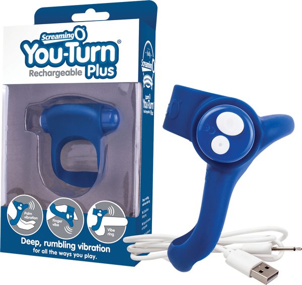 Screaming O You-turn Plus Ring Deep rumbling Vooom® Vibration Rechargeable
