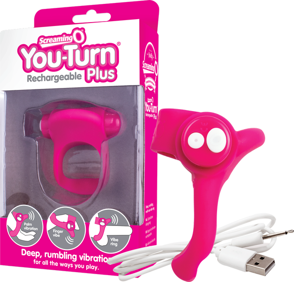 Screaming O You-turn Plus Ring Deep rumbling Vooom® Vibration Rechargeable