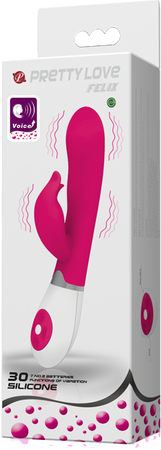 Pretty Love Felix G-Spot Vibrator Voice Control 30 Functions Silicone
