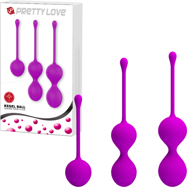 Pretty Love Kegel Ball Kit Single 34mm Double 34mm Double 38mm