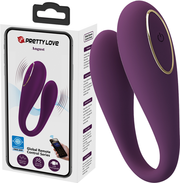 Pretty Love August Clit Stimulator Smart Phone Control Rechargeable