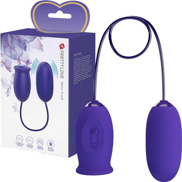 Pretty Love Daisy Youth Vibrating Egg Licking Multiple Functions Rechargeable