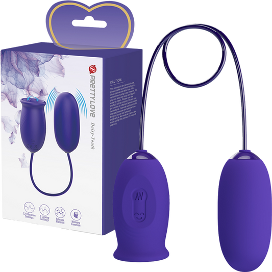Pretty Love Daisy Youth Vibrating Egg Licking Multiple Functions Rechargeable