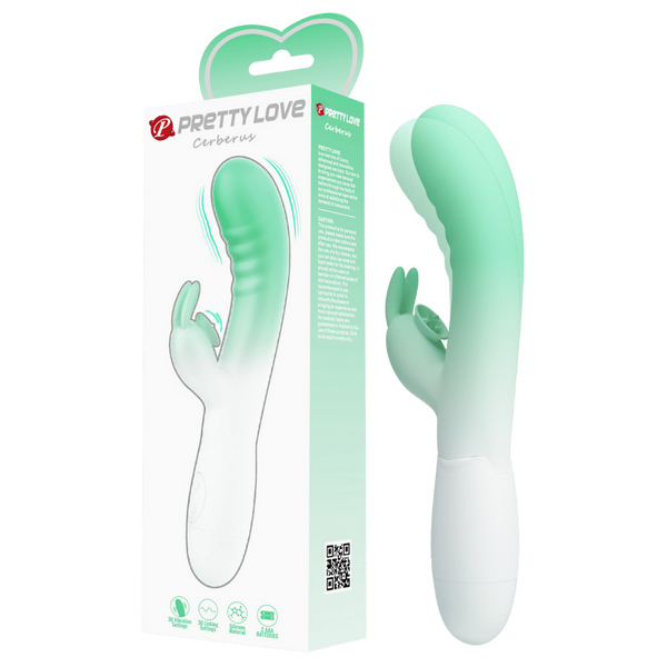 Pretty Love Cerberus Rabbit Vibrator 30 Function Vibration Licking