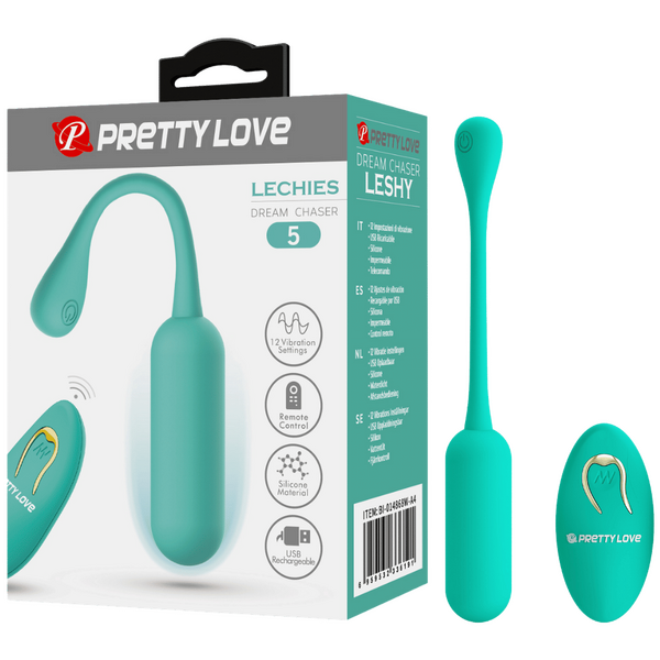 Pretty Love Lechies Dream Chaser Vibrating Egg 12 Vibrating Modes Remote Rechargeable