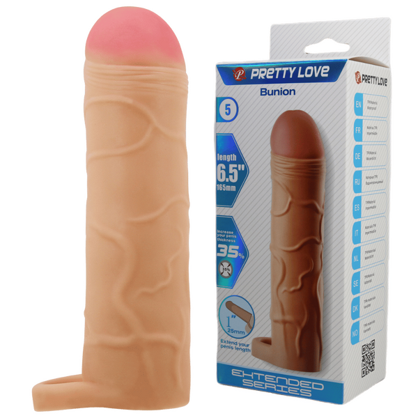 Pretty Love Bunion 6.5" TPR Material Cock Sleeve Penis Sheath