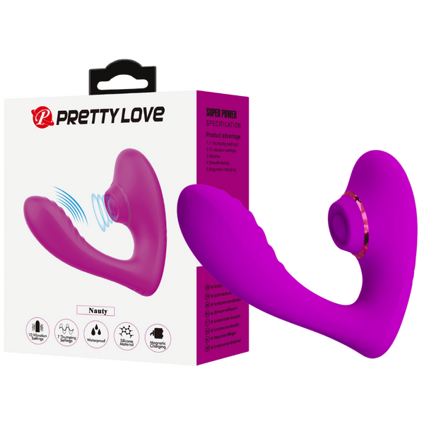 Pretty Love Nauty G-Spot 10 Vibration 7 Thumping Function Rechargeable