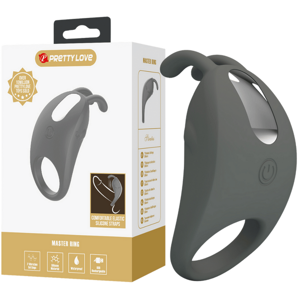 Pretty Love Stratus Rabbit Master Ring 7 Functions of Vibration Waterproof Rechargeable