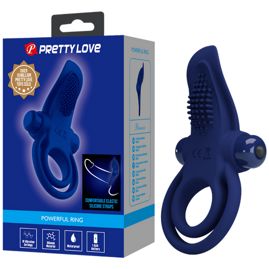 Pretty Love Bronson - Powerful Ring 10 Functions of Vibration Silicone