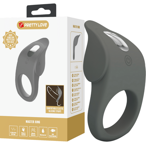 Pretty Love Alto - Master Ring 10 Functions of Vibration Memory USB Rechargeable