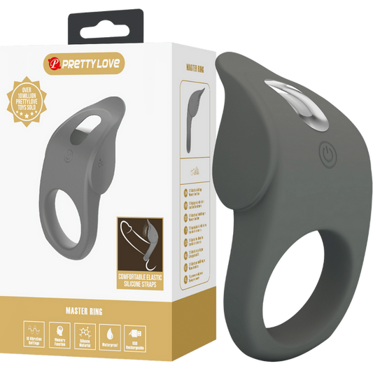 Pretty Love Alto - Master Ring  10 Functions of Vibration Memory USB Rechargeable