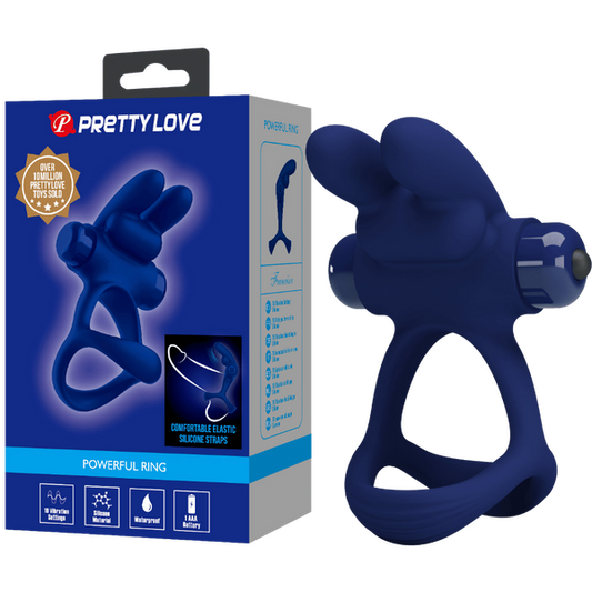 Pretty Love Francisco - Powerful Rabbit Ring Silicone 10 Vibration Settings
