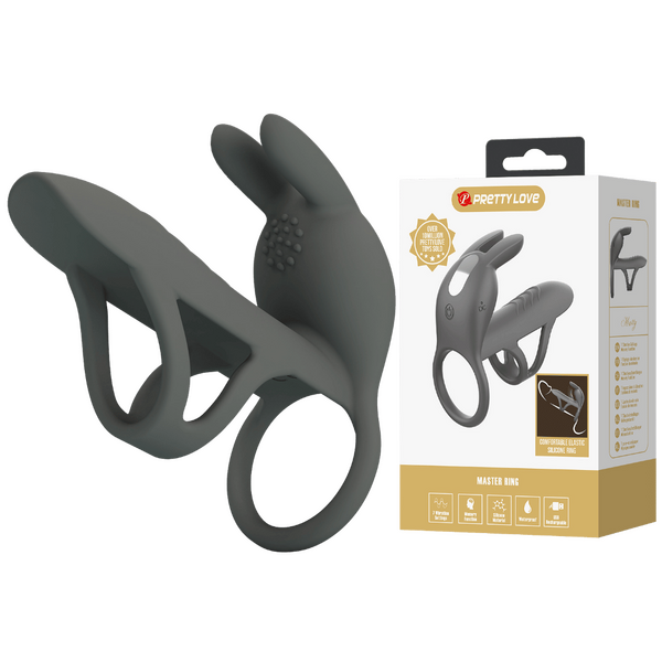 Pretty Love Matty Vibrating Penis Sleeve Clitoral Stimulator Rechargeable