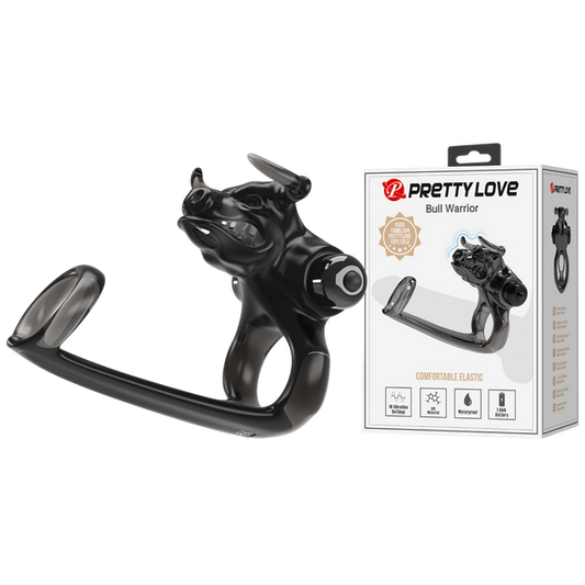 Pretty Love Bull Warrior Vibrating Cockring Girth Enhancer