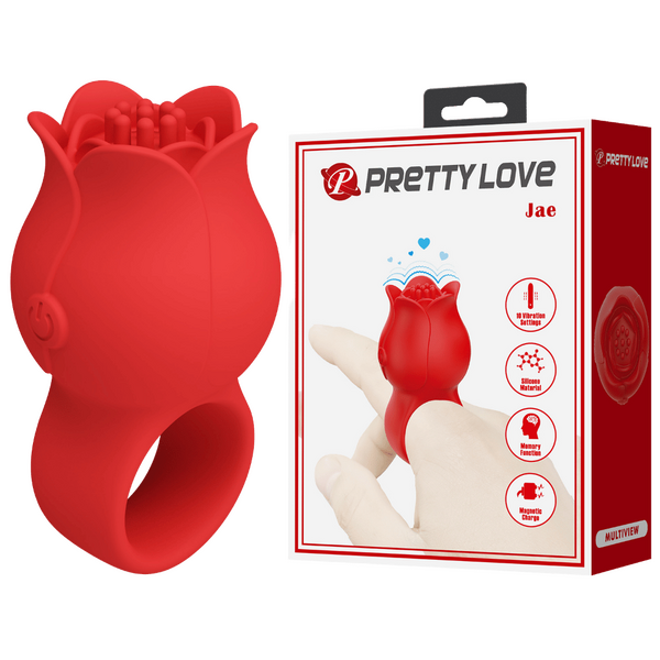 Pretty Love Jae - Rose Finger Vibe 10 Modes Rechargeable