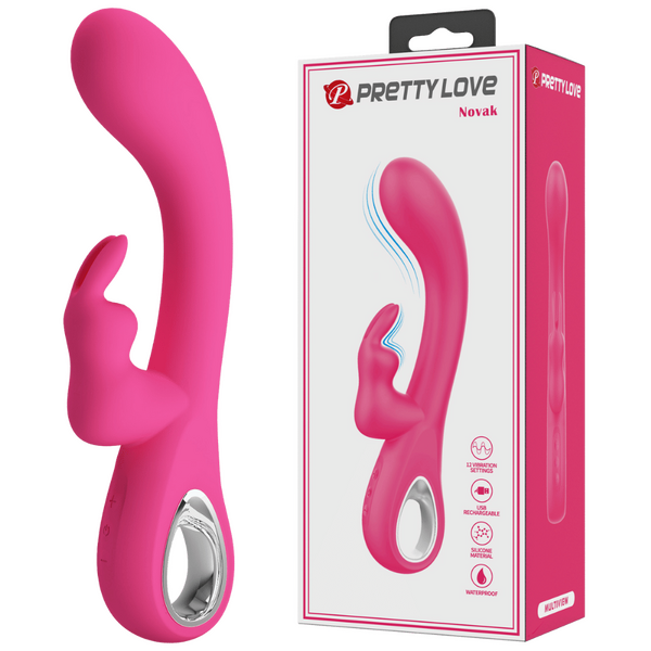 Pretty Love Novak G-Spot Rabbit Vibrator 12 Whisper Quite Super Powerful Rechargeable