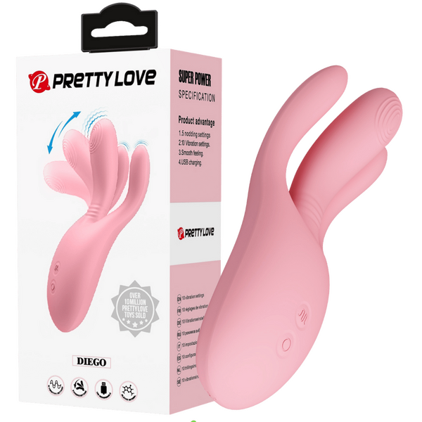 Pretty Love Diego 10 Vibration 5 Noddings Rechargeable